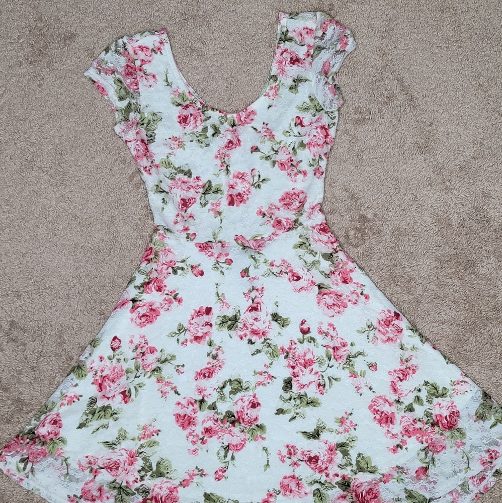 Lace Floral WetSeal Sun Dress